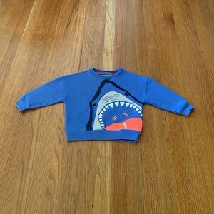 Boden Shark Superstitch Graphic Sweatshirt